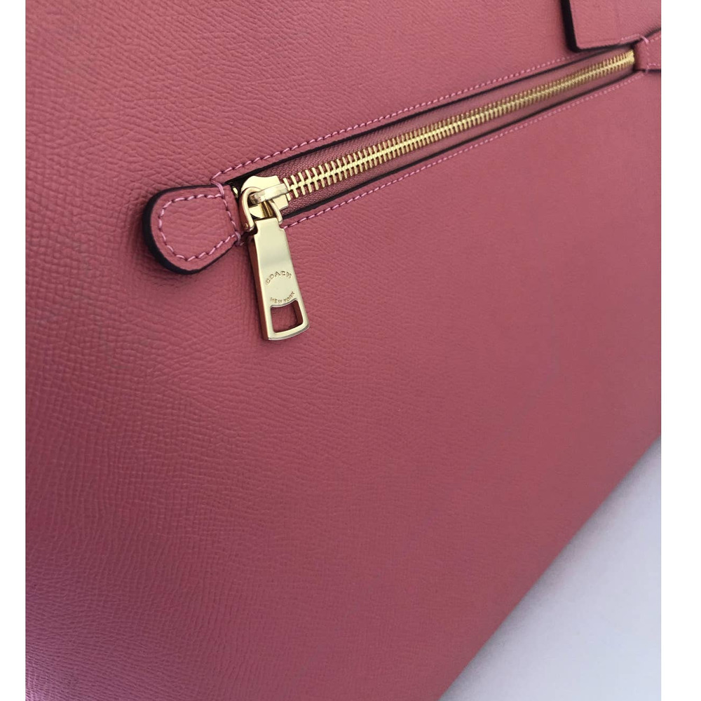 🔥Price drop Coach Gallery Tote in Taffy/Gold and wallet set - Picture 12 of 16